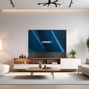 Lumene - Eden Floor Rising Motorised Screen for Long Throw projectors - Image 3