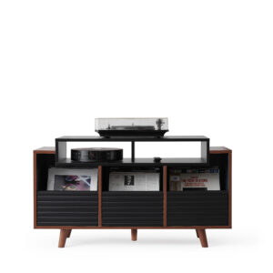 Norstone - Oslo 1200 - Black Satin/ Walnut